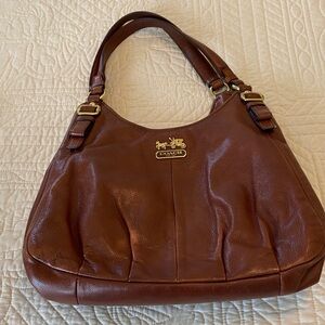 Coach Tan Leather Hobo Bag